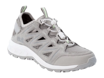 Chaussures De Randonnée Jack Wolfskin Women Woodland 2 Hybrid Low Grey Light Green