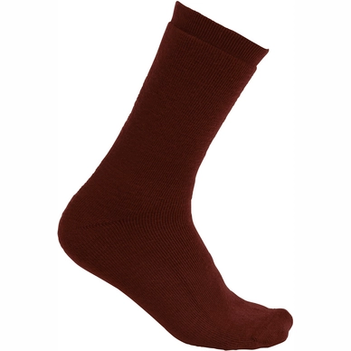 Sokken Woolpower Unisex Liner + Logo 400 Red Rust Black (2 paar)