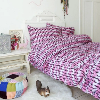 Bettwäsche Beddinghouse Woolly Pink Flanell