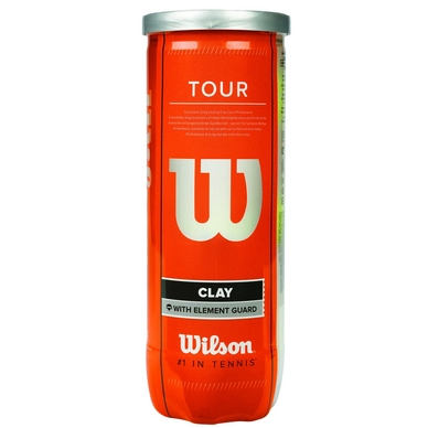 Tennisbal Wilson Tour Clay 3-Tin (Doos 24x3)