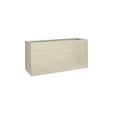 Bloempot Pottery Pots Cement and Stone Jort M Beige Washed 100 x 40 x 50 cm