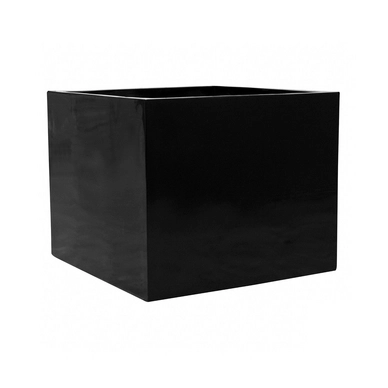 Flower Pot Pottery Pots Natural Jumbo XL Black 110 x 110 x 92 cm