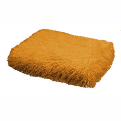 Plaid Essenza Yeti Mustard Fake Fur