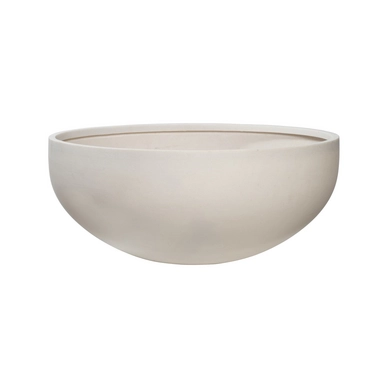 Flower Pot Pottery Pots Refined Morgana M Natural White 53.5 x 22.5 cm