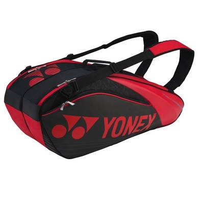 YONEX 82226 Active Sac à raquettes pour 6 raquettes Noir/Rouge : :  Sports et Loisirs