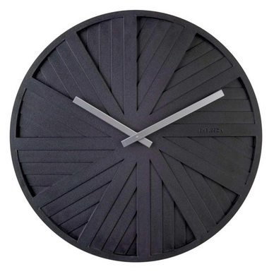 Uhr Karlsson Slides Black 40 cm