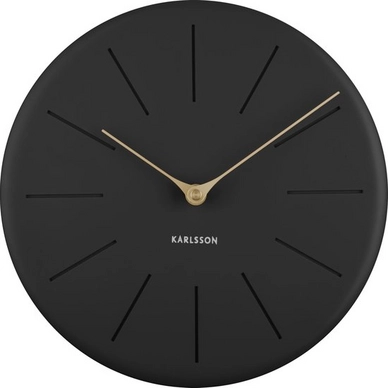 Klok Karlsson Sole Station Polyresin Matt Black 25 cm