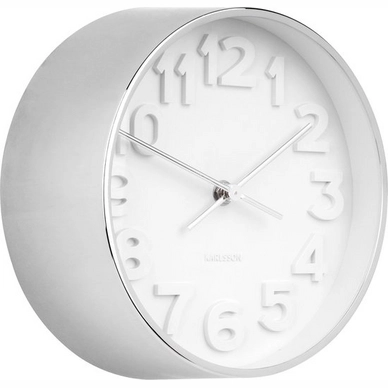 Klok Karlsson Stout Steel Chrome 22 cm