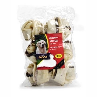 Kauwknoop Delisnacks Zalm Medium