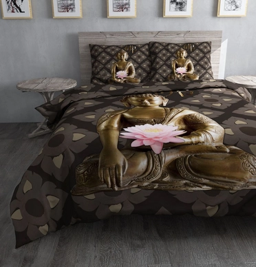 Dekbedovertrek Dreamhouse Zen Taupe Katoen