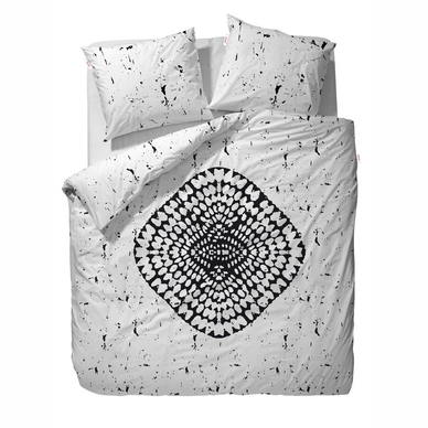 Taies d'oreiller Esprit Zera Black Satin de Coton (65 x 65 cm)