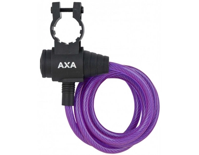 Kabelslot AXA Zipp 120 / 8 Paars