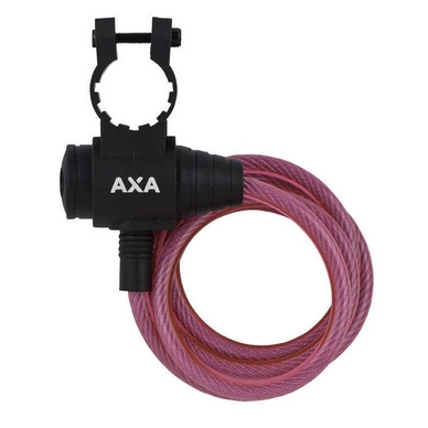 Kabelslot AXA Zipp 120 / 8 Roze