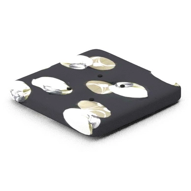 Zitkussen Hartman Blossom Black (50 x 50 cm)