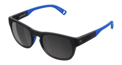 Zonnebril POC Kids Evolve Uranium Black Trans/Fluo Blue/Clarity POCito/Sunny Grey