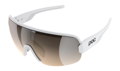 Zonnebril POC Unisex Aim Hydrogen White/Clarity Trail /Partly Sunny Silver Gepolariseerd
