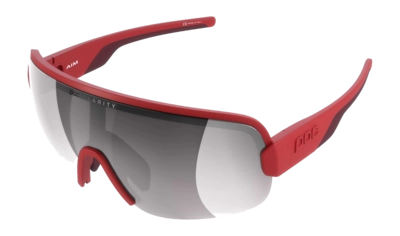 Zonnebril POC Unisex Aim Prismane Red/Clarity Road/Sunny Silver Gepolariseerd