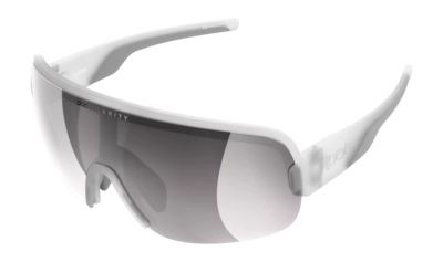 Zonnebril POC Unisex Aim Transparant Crystal Clarity Road Sunny Silver Gepolariseerd