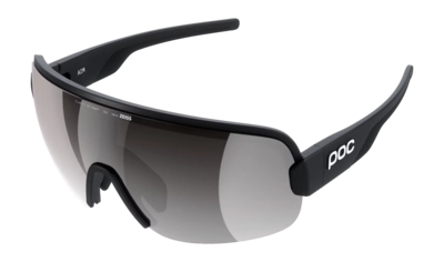 Zonnebril POC Unisex Aim Uranium Black/Clarity Road/Sunny Silver Gepolariseerd