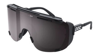 Zonnebril POC Unisex Devour Glacial Uranium Black/Clarity Universal/Sunny Grey ZEISS
