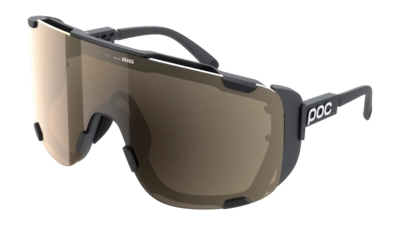Zonnebril POC Unisex Devour Ultra Uranium Black/Clarity Trail/Partly Sunny Silver Ri-Pel