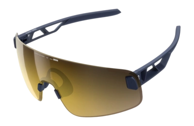 Zonnebril POC Unisex Elicit Toric Apatite Navy Clarity Road/Partly Sunny Gold Gepolariseerd