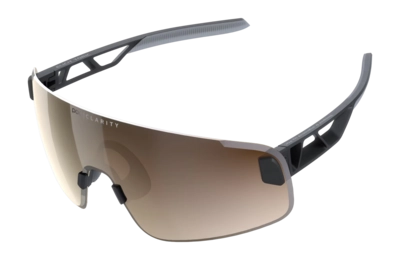 Zonnebril POC Unisex Elicit Toric Uranium Black/Clarity Trail/Partly Sunny Silver Gepolariseerd