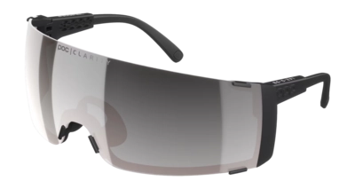 Zonnebril POC Unisex Propel Uranium Black Clarity Road/Sunny Silver Gepolariseerd
