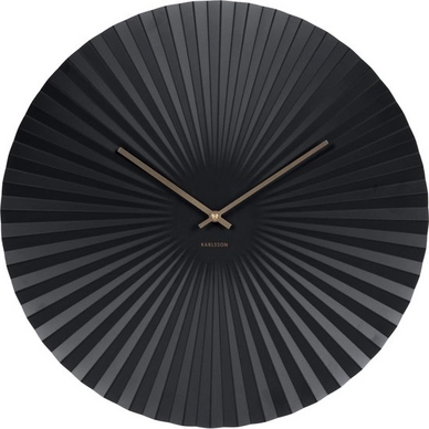 Clock Karlsson Sensu XL Steel Black 50 cm 25