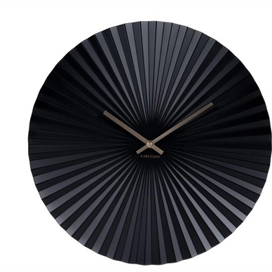 Uhr Karlsson Sensu Steel Black 40 cm