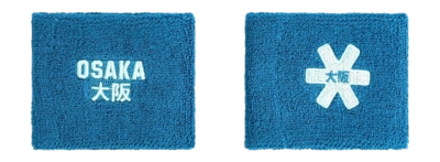 Zweetbandje Osaka Unisex Wrist Transformative Teal (2-Pack)