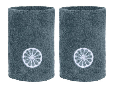 Zweetbandje The Indian Maharadja Dames en heren Wrist Sweat Band Misty Grey