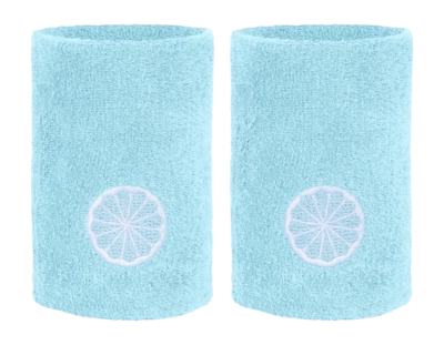 Zweetbandje The Indian Maharadja Dames en heren Wrist Sweat Band Surf Blue