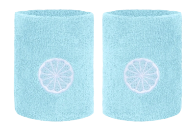 Zweetbandje The Indian Maharadja Dames en Heren Wrist Sweatband Small Surf Blue
