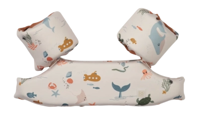 Zwembandje Liewood Darko Printed Swim Belt Sea Creature / Sandy 11/19 KG