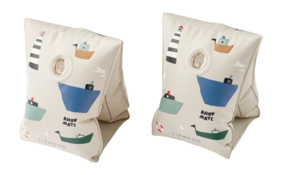 Zwembandje Liewood Shirley Printed Sailing Sandy 0-15 kg (Set van 2)