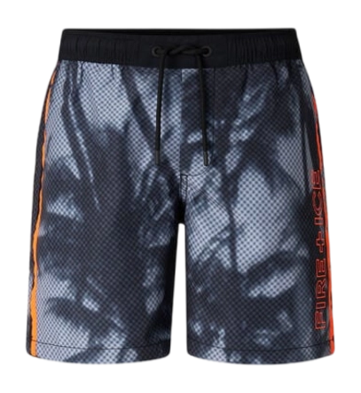 Zwembroek Bogner Fire + Ice Men Sorin Black/Grey/Orange Regular Fit