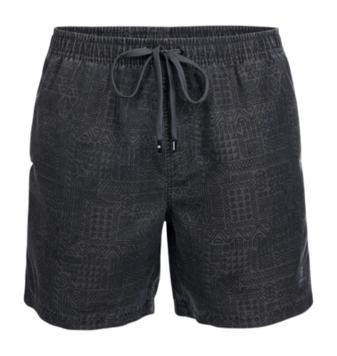 Zwembroek Brunotti Men Helios-Print Black Regular Fit