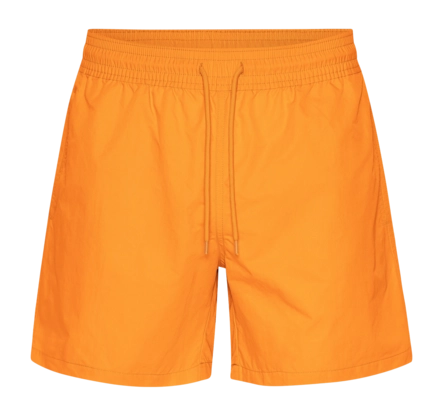 Zwembroek Colorful Standard Men Classic Swim Shorts Sunny Orange Relaxed Fit