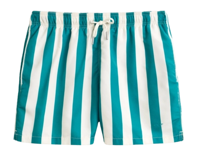 Zwembroek GANT Men Block Striped Swim Shorts Aqua Blue Regular Fit
