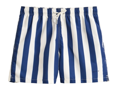 Zwembroek GANT Men Block Striped Swim Shorts Rich Navy Regular Fit