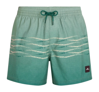 Zwembroek O'Neill Men First 15 Inch Swimshorts Green Heritage O'Neill Flip Flop Regular Fit
