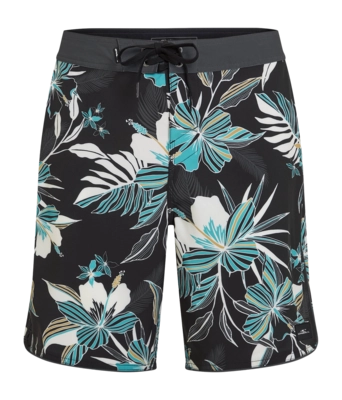 Zwembroek O'Neill Men Hyperfreak Mysto Scallop 19 Inch Boardshorts Black Regular Fit