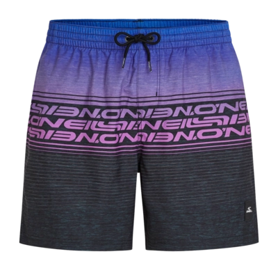 Zwembroek O'Neill Men Logo Stripe 16 Inch Swimshorts Blue Heritage O'Neill Stripe Regular Fit