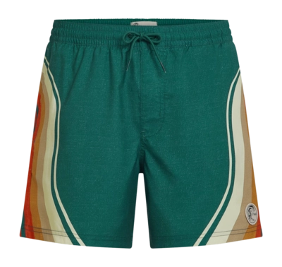 Zwembroek O'Neill Men O'Riginals Longboard 15 Inch Swimshorts Green Sideburns Regular Fit