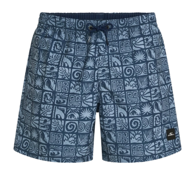 Zwembroek O'Neill Men Print 16 Inch Swimshorts Dark Blue Bricks Regular Fit