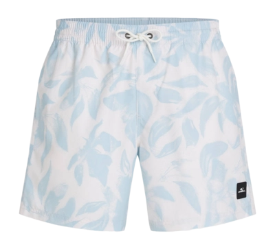 Zwembroek O'Neill Men Print 16 Inch White Spray Flower Swimshorts Regular Fit