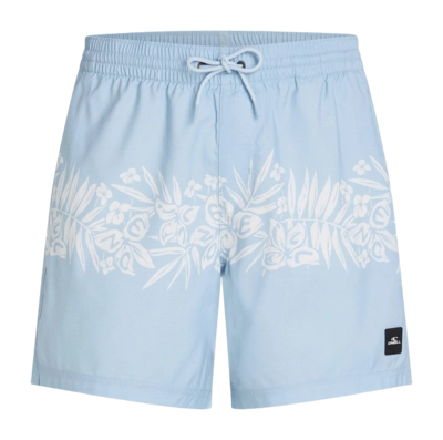 Zwembroek O'Neill Men Uni Flower 16 Inch Light Blue Tropical Stripe Swimshorts Regular Fit