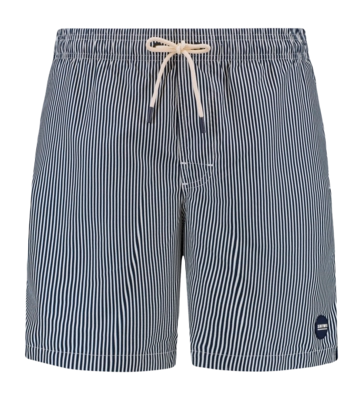 Zwembroek Shiwi Men Mike 7 Inch Blue Navy Fine Stripes