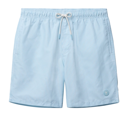 Zwembroek Shiwi Men MIKE 7 Inch Blue Sky Fine Stripe